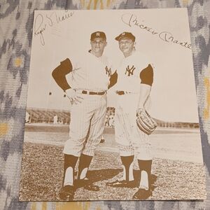 Vintage Baseball Photo with Players in Uniform